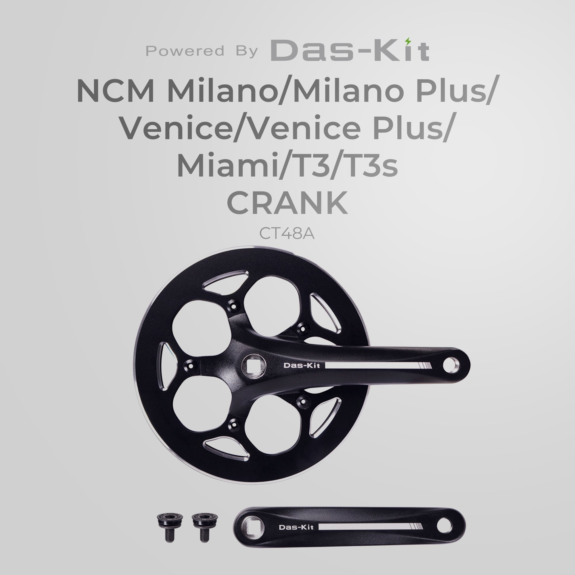 NCM Milano/Milano Plus/Venice/Venice Plus/Miami/T3/T3s Crank - CT48A
