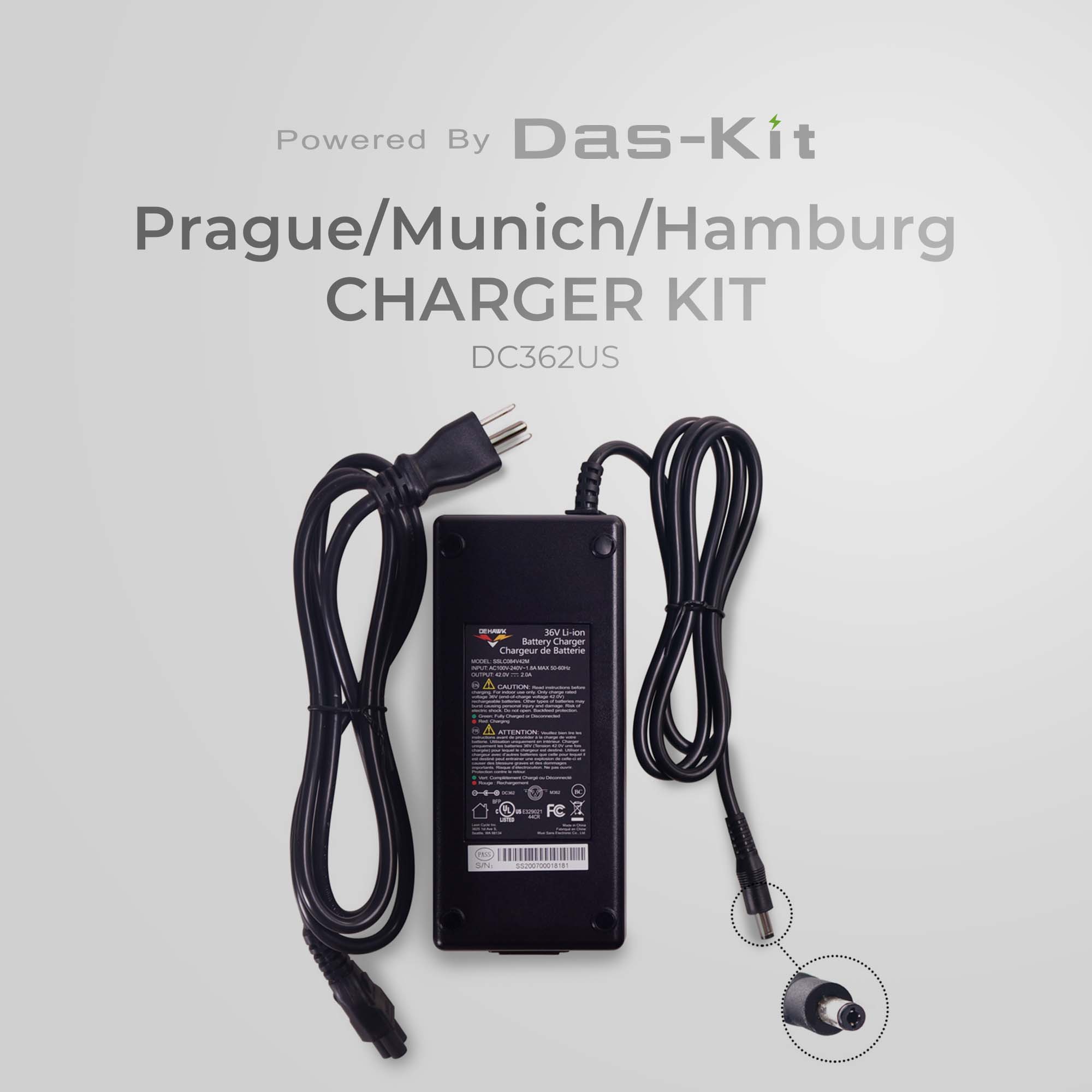 NCM Prague/Munich/Hamburg Charger Kit - DC362US