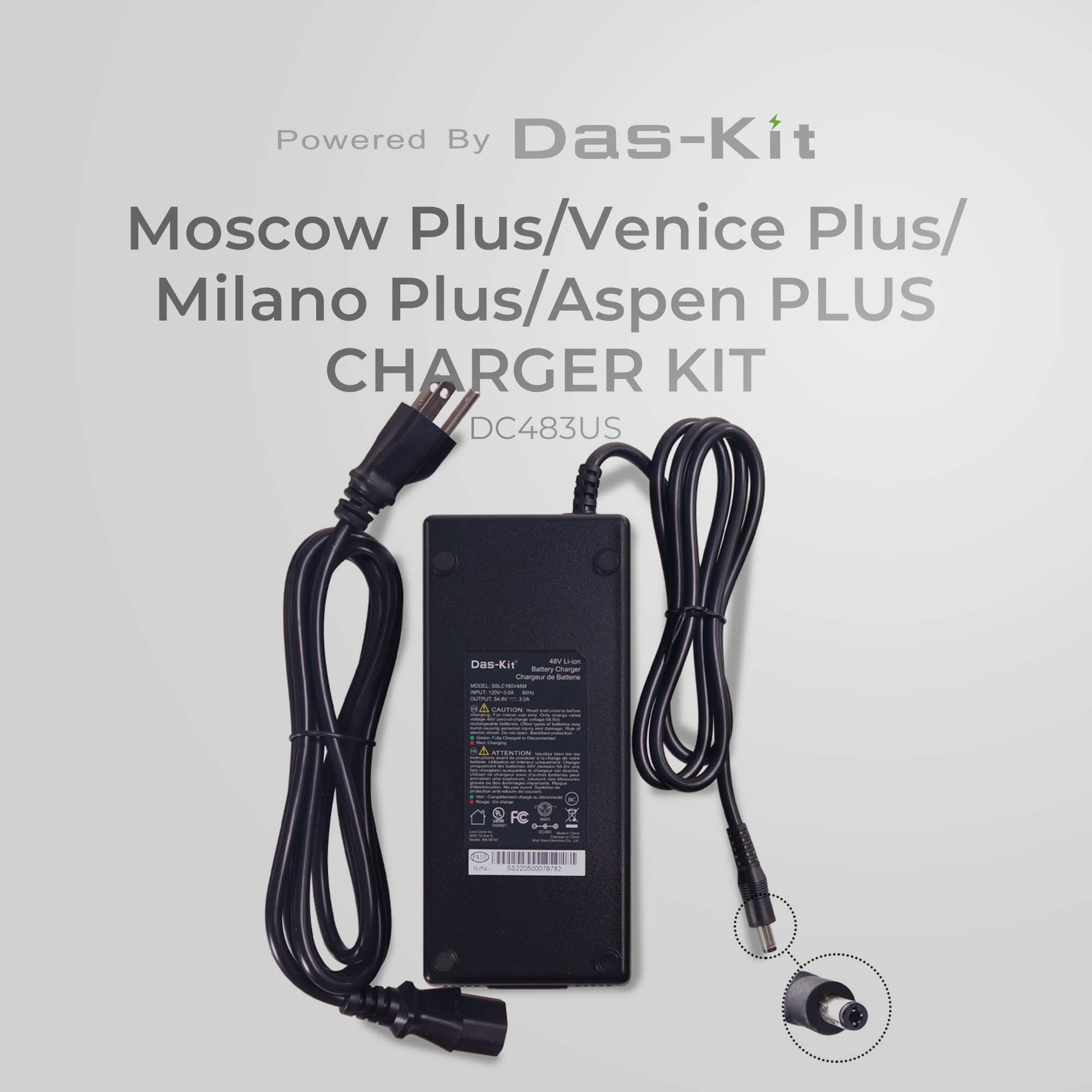 NCM Moscou Plus/Venise Plus/Milano Plus/Miami/Aspen Plus Chargeur Kit - DC483US