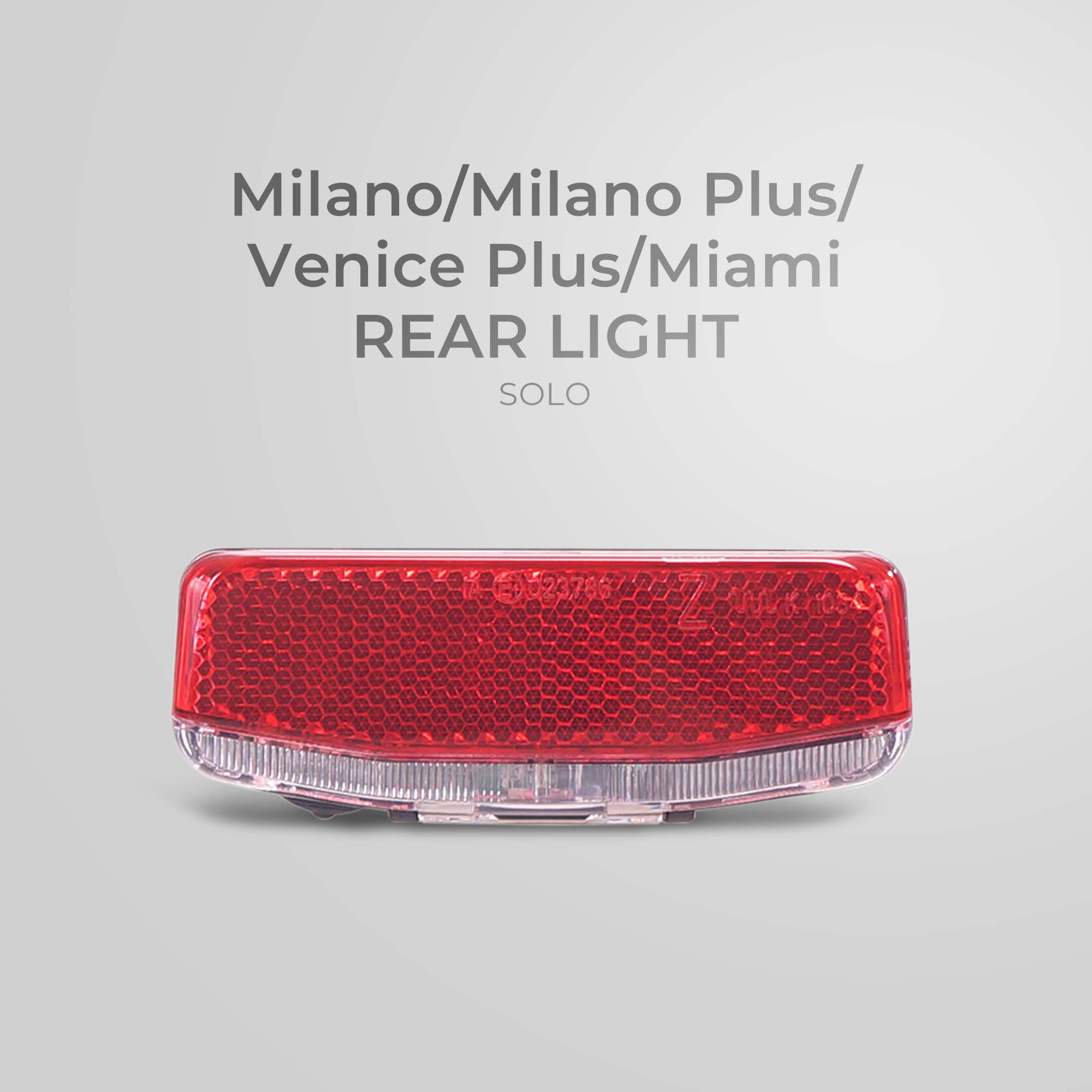 NCM Milano/Milano Plus/Venice Plus/Miami Rear Light - SOLO