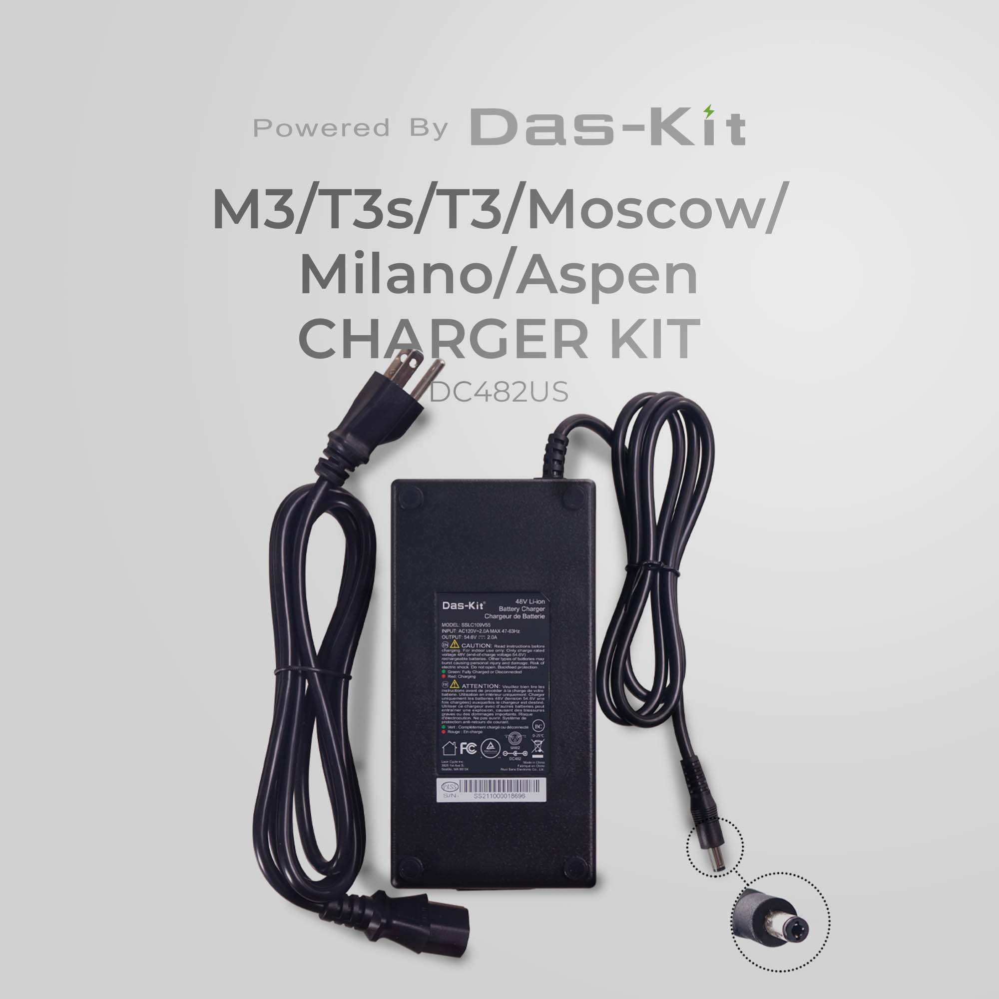 NCM M3/T3s/T3/Moscow/Milano/Aspen Charger Kit - DC482US